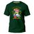 Camiseta Básica Unissex Tecido Algodão Premium Urso Habits Color Streetwear Style Verde