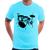 Camiseta Bateria Música Baterista - Foca na Moda Azul claro