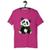Camiseta Blusa Feminina - Urso Panda Rosa