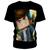 Camiseta blusa preta infantil minecraft menino Preto