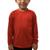 Camiseta Blusa Térmica Proteção Uv50 Infantil Tam 2 Ao 14 vermelho