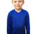 Camiseta Blusa Térmica Proteção Uv50 Infantil Tam 2 Ao 14 Azul royal