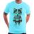 Camiseta Cachorro Husky Siberiano Natalino - Foca na Moda Azul claro