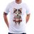 Camiseta Cachorro Husky Siberiano Natalino - Foca na Moda Branco