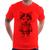 Camiseta Cachorro Husky Siberiano Natalino - Foca na Moda Vermelho