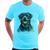 Camiseta Cachorro Rottweiler - Foca na Moda Azul claro