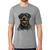 Camiseta Cachorro Rottweiler - Foca na Moda Cinza