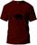 Camiseta Califórnia Republic Adulto Camisa Manga Curta Premium 100% Algodão Fresquinha Bordô, Preto