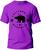 Camiseta Califórnia Republic Adulto Camisa Manga Curta Premium 100% Algodão Fresquinha Roxo, Preto