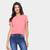 Camiseta Calvin Klein Básica Feminina Rosa