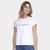 Camiseta Calvin Klein Logo Embossed Feminina Branco