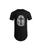 Camiseta Camisa Blusa Oversized Longline Masculina Swag Preto