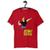 Camiseta Camisa Infantil Unissex - Johnny Bravo Vermelho