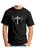 Camiseta camisa jesus cristo Cruz gospel Preto