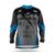 Camiseta Camisa Motocross Trilha Adulto Pro Tork Insane X Alongada Confortável Masculina Feminina Cinza, Azul