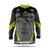 Camiseta Camisa Motocross Trilha Adulto Pro Tork Insane X Alongada Confortável Masculina Feminina Cinza, Amarelo