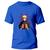 Camiseta Camisa Naruto Akatsuki Anime Adulto e Infantil Azul