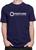 Camiseta Camisa Portal Aperture Ciência Laboratório Estampa Azul marinho