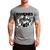 Camiseta camisa  Ramones road to ruin rock punk masculino, feminino, exclusiva Cinza