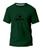 Camiseta Camisa T-shirt Manga Curta Masculina Várias Cores  Verde
