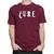 Camiseta Camisa The Cure Banda De Rock Estampa Premium Blusa Vinho