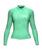 Camiseta Capuz Feminina Mar Negro Sublimada Camisa Dry Fit Pesca Peixe Proteção Solar Fator 50+ Verde