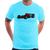 Camiseta Carro de Corrida - Foca na Moda Azul claro