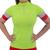 Camiseta ciclismo feminina Lupo Maçã verde