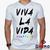 Camiseta Coldplay 100% Algodão Viva La Vida Rock Alternativo Geeko Branco gola v