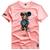 Camiseta Coleção Cartoon Miguel Mouse Jaqueta Shap Life Rosa claro