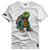 Camiseta Coleção Crazy Animals Tartaruga Maycon Shap Life Branco