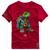 Camiseta Coleção Crazy Animals Tartaruga Maycon Shap Life Bordô