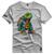 Camiseta Coleção Crazy Animals Tartaruga Maycon Shap Life Cinza