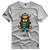 Camiseta Coleção Little Bears Urso Jaqueta Style Shap Life Cinza