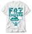 camiseta com frases diferentes faz chover Senhor Jesus Branco