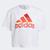 Camiseta Cropped Adidas Farm Rio Tie Die Feminina Branco, Vermelho