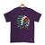 Camiseta DBL Gola Redonda Estampa CAVEIRA 2 Streetwear fio 30.1 Penteado. Violeta