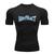 Camiseta De Academia Compressão Abstract Geek Streetwear Mode Preto