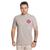 Camiseta de Algodão Donuts T-Shirt Masculina Estampada Cinza