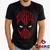 Camiseta Deadpool 100% Algodão  Geeko Preto gola careca