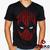Camiseta Deadpool 100% Algodão  Geeko Preto gola v
