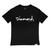 Camiseta Diamond OG Script Tee Masculina Preto Preto