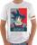 Camiseta Dragon Ball Z Gt Kai Super Goku Super Sayajin Geek , Gris claro