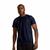 Camiseta Dry Basic SS Muvin Masculina - Proteção Solar UV50 - Manga Curta - Corrida, Caminhada e Academia Azul marinho