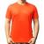 Camiseta Dry Fit 100% Poliamida Malha Fria Corrida Masculina Laranja