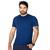 Camiseta Dry Fit 100% Poliamida Malha Fria Corrida Masculina Azul