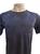 Camiseta  Dry fit, academia, esportiva Ginática, Corrida, leve e confortável 5010 training Azul na frente, Costas preta