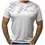 Camiseta Dry Fit Estampada Masculina Branco riscos