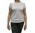 Camiseta Dry Fit Feminina Fitness 100% Poliester Academia Treino Corrida Branco