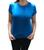 Camiseta Dry Fit Feminina Fitness 100% Poliester Academia Treino Corrida Azul